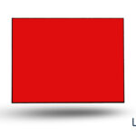 Ormarić za ključeve - staklo - crveni