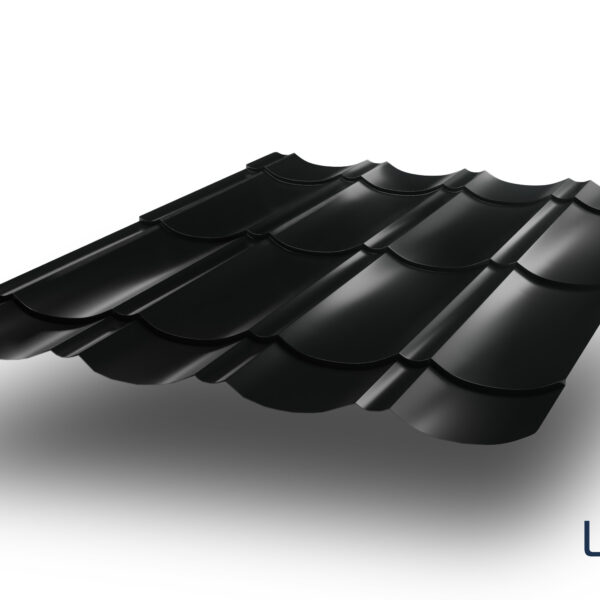 Lim u obliku crijepa - Novus - Glossy - crni