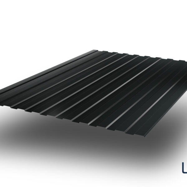Fasadni trapezni lim - TR 8 - Glossy - crni