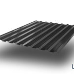 Krovni lim trapezni TR 18 - Glossy - crni