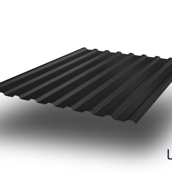 Krovni lim trapezni - TR 18 - Matt - crni