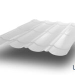 Lim u obliku crijepa - Novus - Glossy - bijeli