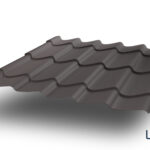 Lim u obliku crijepa - Standard - Matt - smeđi