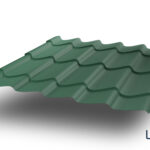 Lim u obliku crijepa - Standard - Matt - zeleni