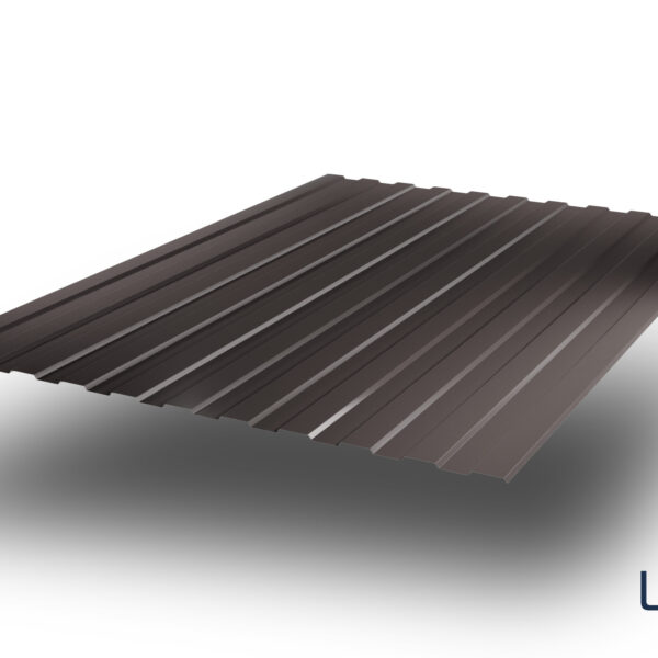 Fasadni trapezni lim - TR 8 - Glossy - smeđi