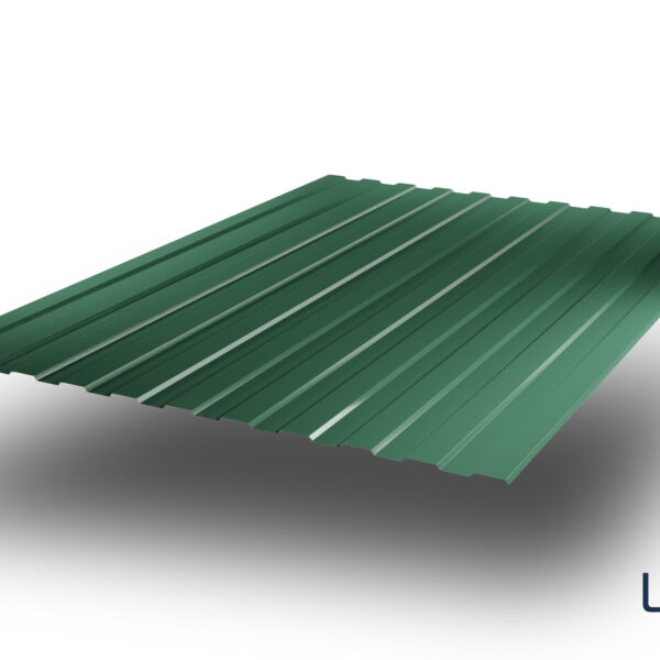Fasadni trapezni lim - TR 8 - Glossy - zeleni