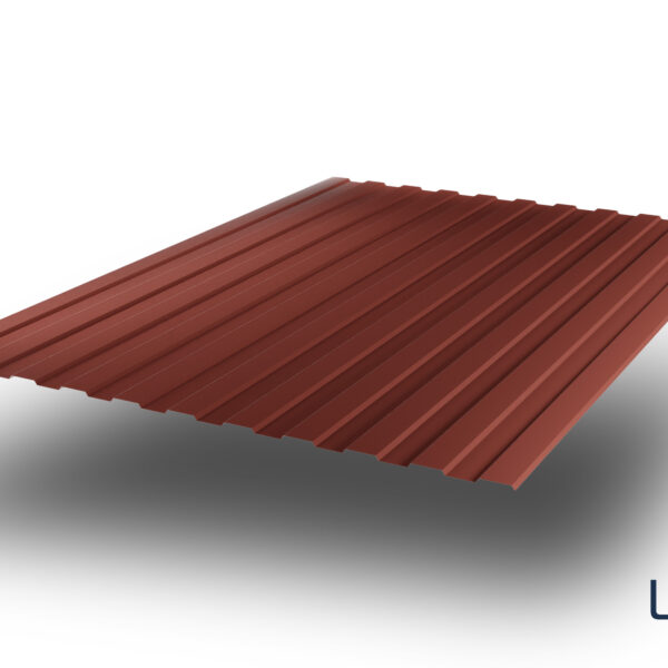 Fasadni trapezni lim - TR 8 - Matt - crveni